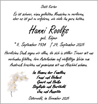 Hanni Roolfs