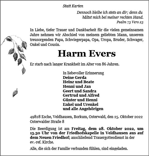 Harm Evers