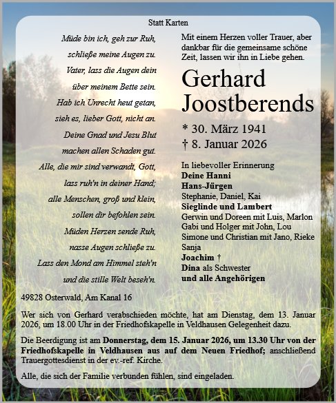 Gerhard Joostberends