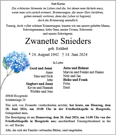 Zwanette Snieders