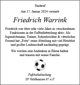 Friedrich Warrink