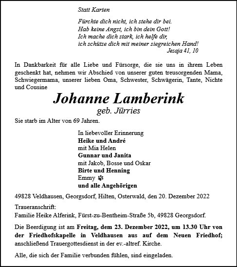 Johanne Lamberink