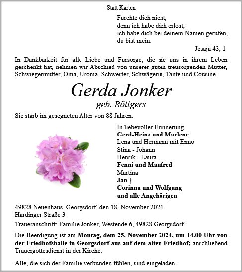 Gerda Jonker