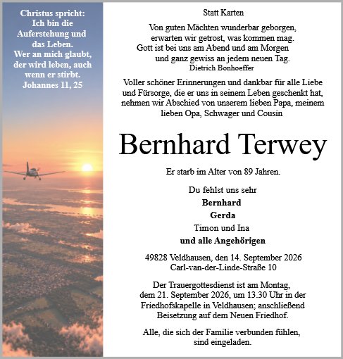 Bernhard Terwey