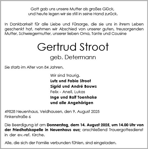 Gertrud Stroot