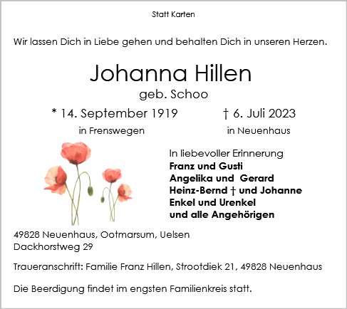 Johanna Hillen