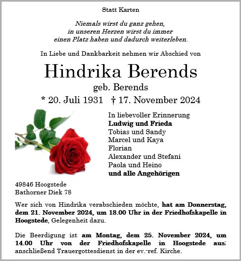 Hindrika Berends