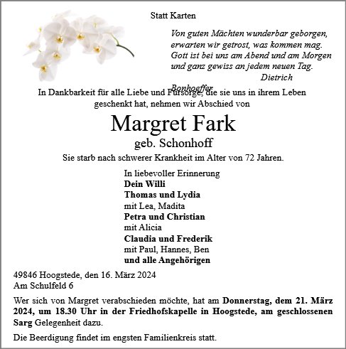 Margret Fark