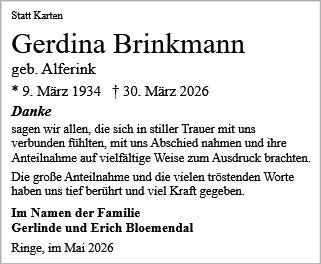 Gerdina Brinkmann