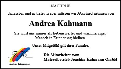 Andrea Kahmann