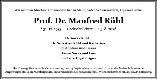 Manfred Rühl