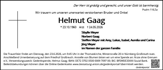 Helmut Andreas Gaag 