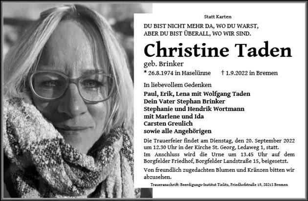 Christine Taden
