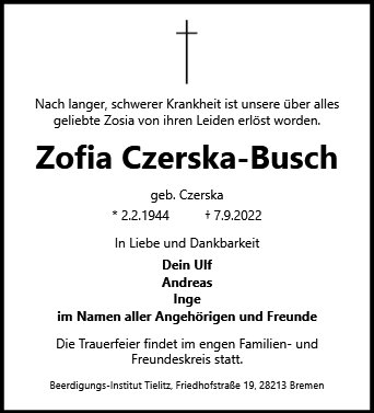 Zofia Czerska-Busch