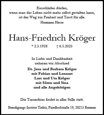 Hans-Friedrich Kröger