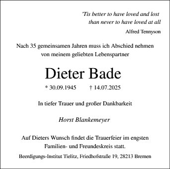 Dieter Bade