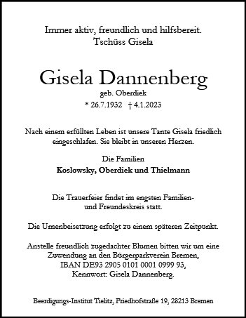 Gisela Dannenberg