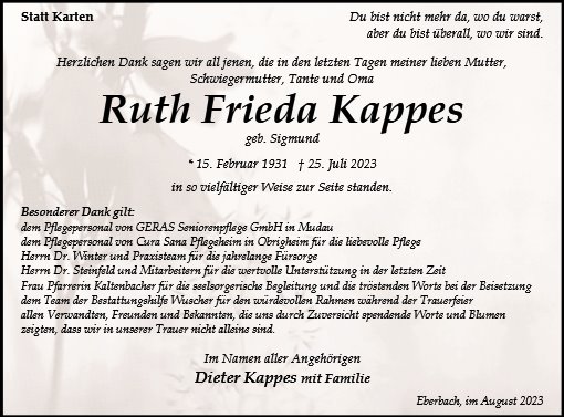 Ruth Kappes