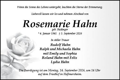 Rosemarie Hahn