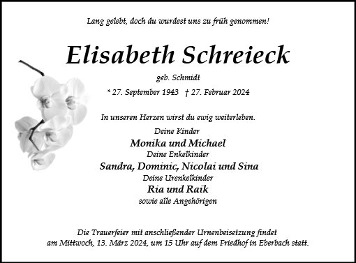 Elisabeth Schreieck