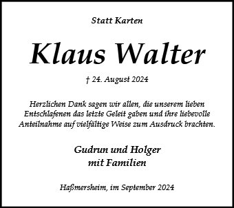 Klaus Walter