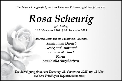 Rosa Scheurig