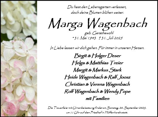 Marga Wagenbach