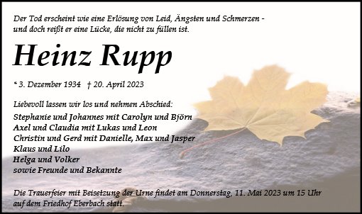 Heinz Rupp