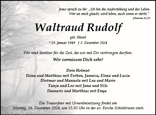 Waltraud Rudolf