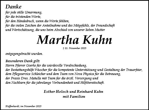 Martha Kuhn