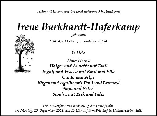 Irene Burkhardt-Haferkamp