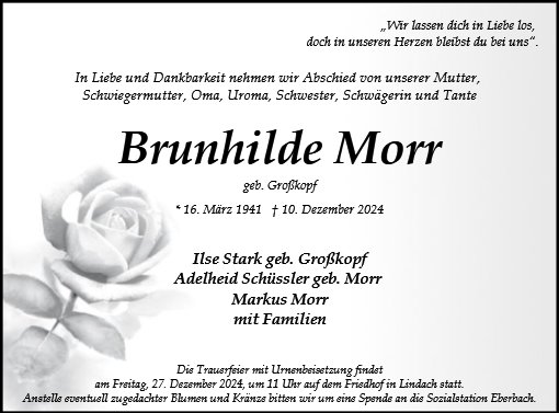 Brunhilde Morr