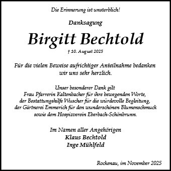 Birgitt Bechtold