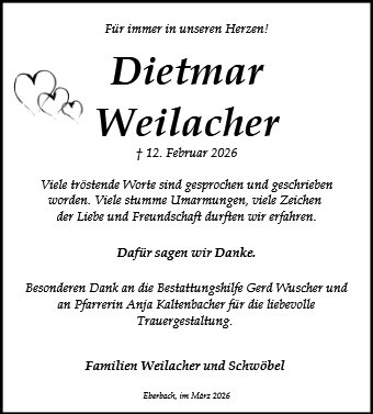 Dietmar Weilacher