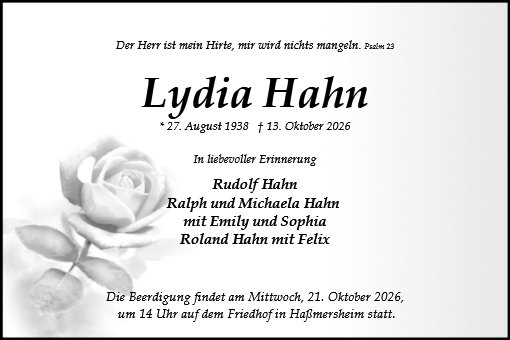 Lydia Hahn