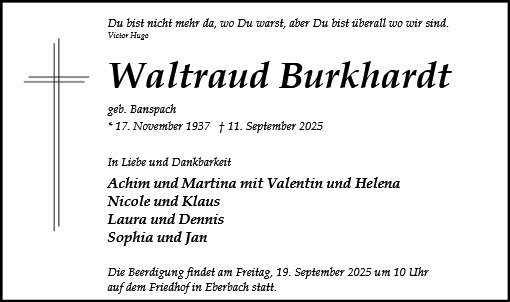 Waltraud Burkhardt
