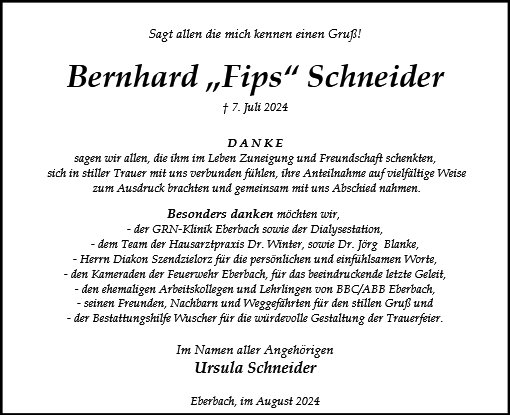 Bernhard Schneider