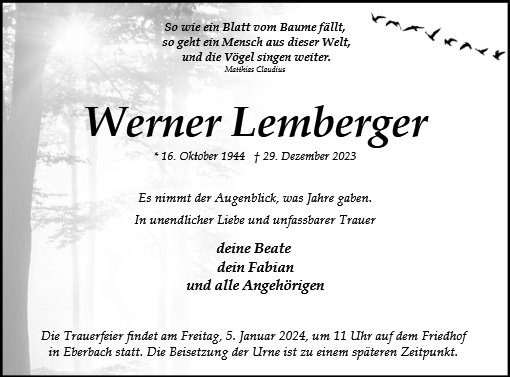 Werner Lemberger
