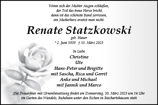 Renate Statzkowski