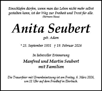 Anita Seubert
