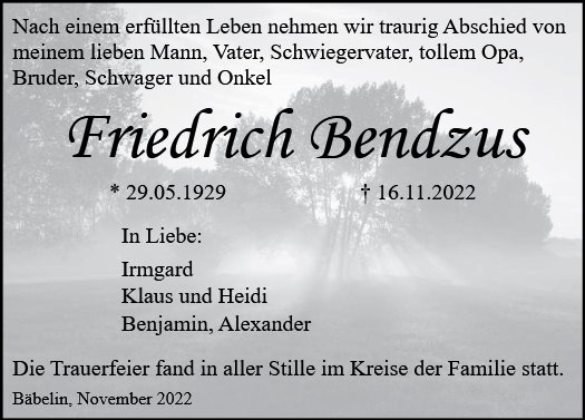 Friedrich Bendzus