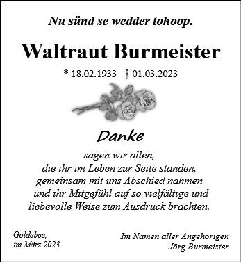 Waltraut Burmeister