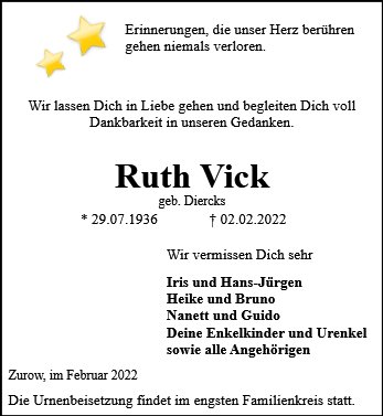 Ruth Vick