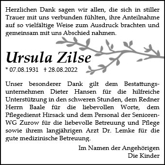 Ursula Zilse