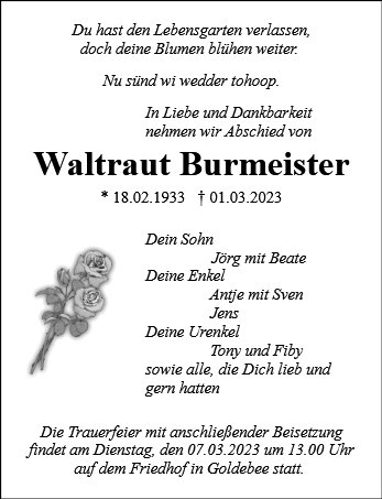 Waltraut Burmeister