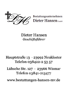 Bestattungsunternehmen Dieter Hansen