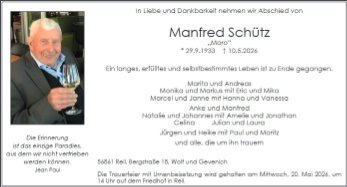 Manfred Schütz
