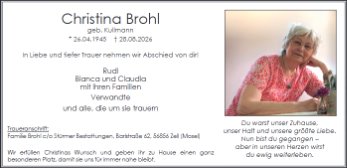 Christina Brohl