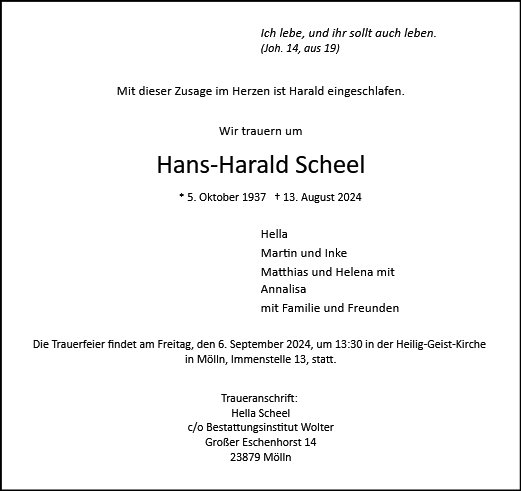 Hans-Harald Scheel