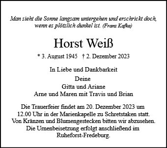 Horst Weiß